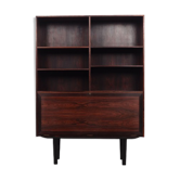 Rosewood bookcase, Danish design, 1960s, designer Carlo Jensen, manufacturer Hundevad