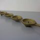 Brutalist Bronze Candleholder by Michael Harjes, 1960s