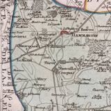 Old map of Meaux