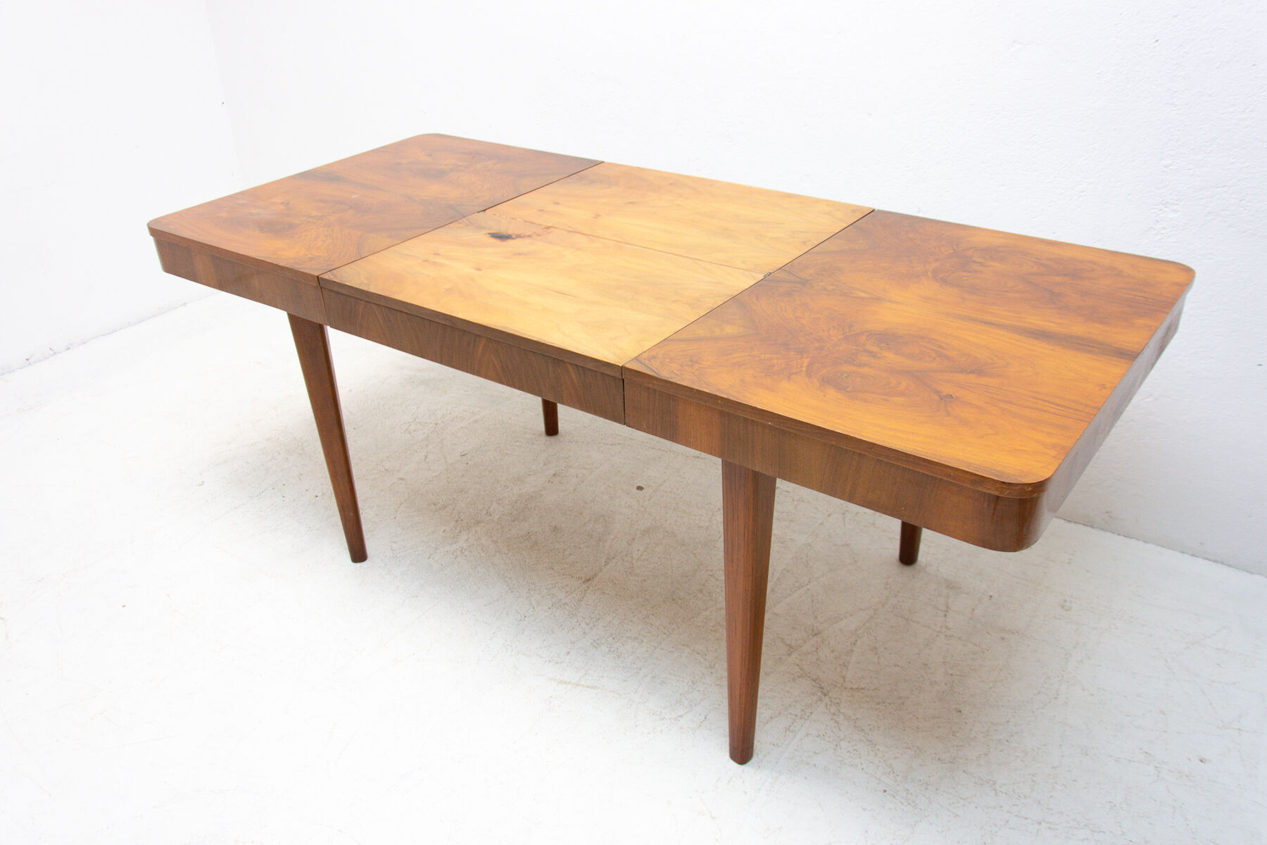 Adjustable dining table by Jindřich Halabala, 1950s