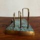 Letter holder in brass from the 1950s