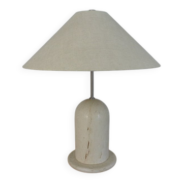 Italian Travertine Lamp, 1970s
