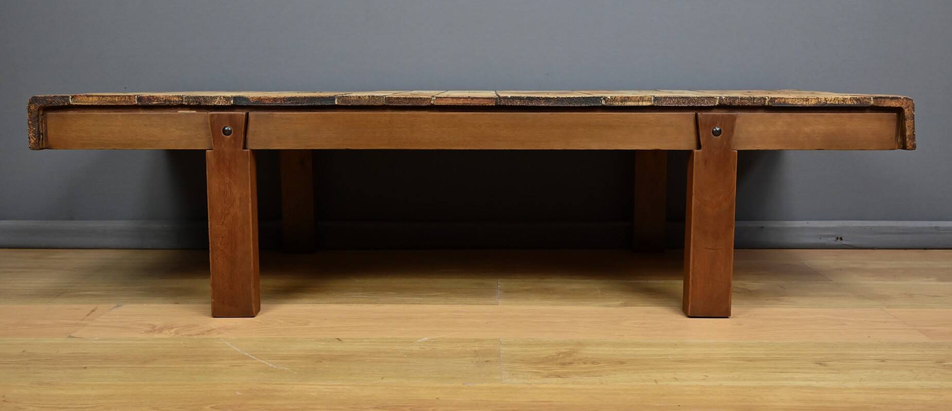 Coffee table signed R. Capron, Les Herbiers Collection, Vallauris – 1960