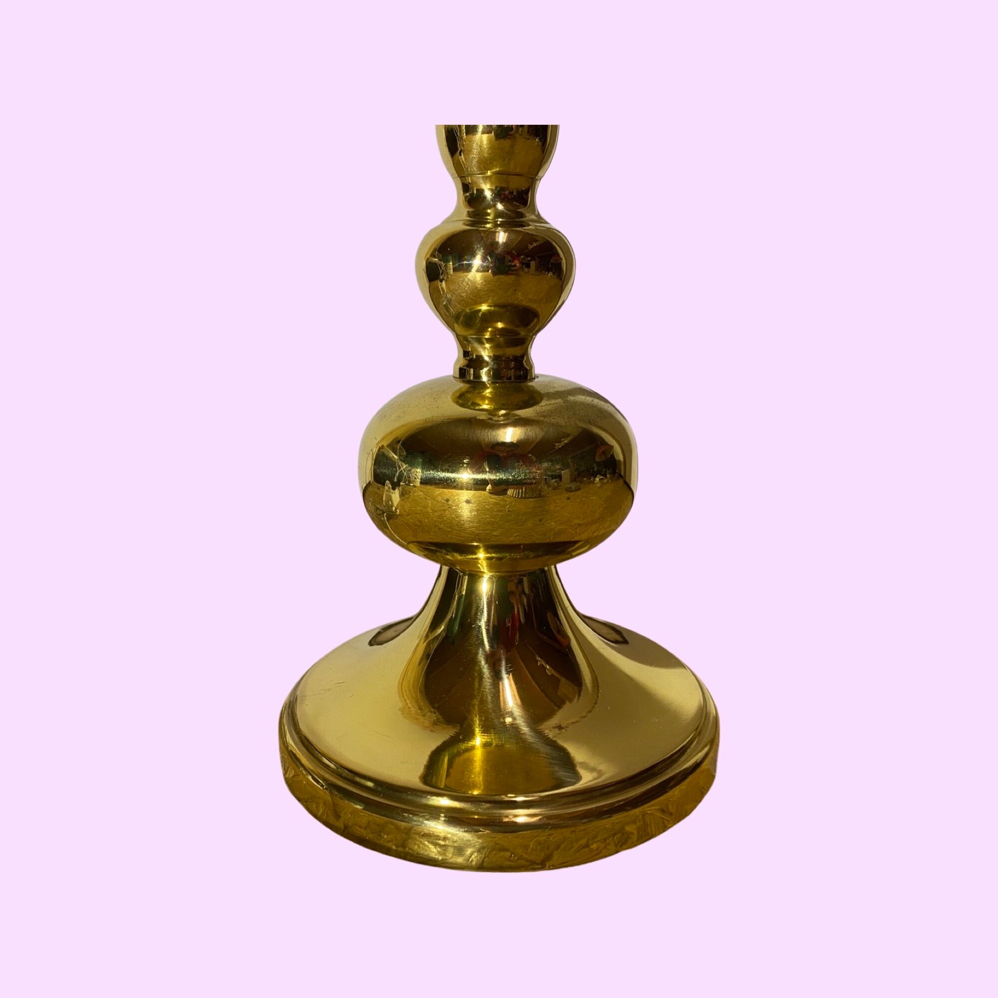 Brass danish design table lamp