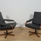 Office Armchairs from Soda Galvano, Norway, 1960s, set of 2