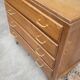 Commode vintage 1950 pieds compas 4 tiroirs