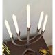 Mid Century Cast Iron Candelabra