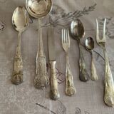 Old 51-piece cutlery set with Achille Princet hallmarks