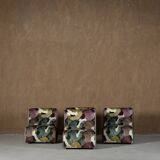 Italian modular sofa (1970) in Freedom Flight velvet – 3-piece