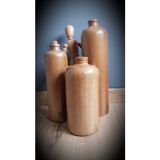 Lot of old sandstone bottles