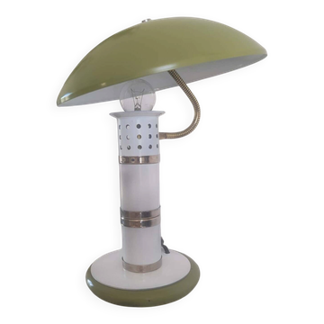 Lampe vintage vert olive 1980