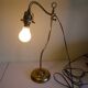 Fully brass lamp foot - Articulated arm - 1930s