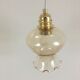 Lampe baladeuse globe tulipe ambré
