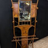 Art nouveau bamboo wardrobe