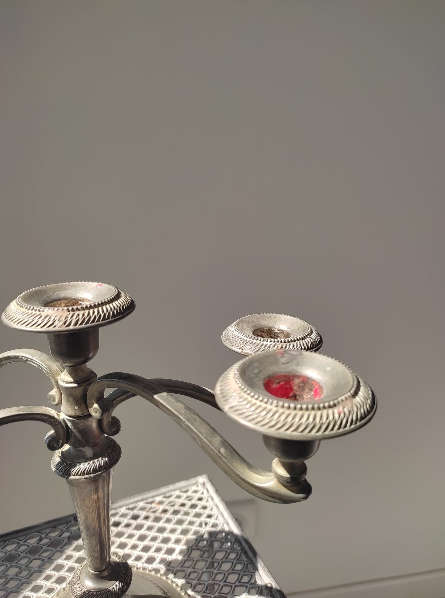 Chandelier with 5 branches in brass louis XVI style