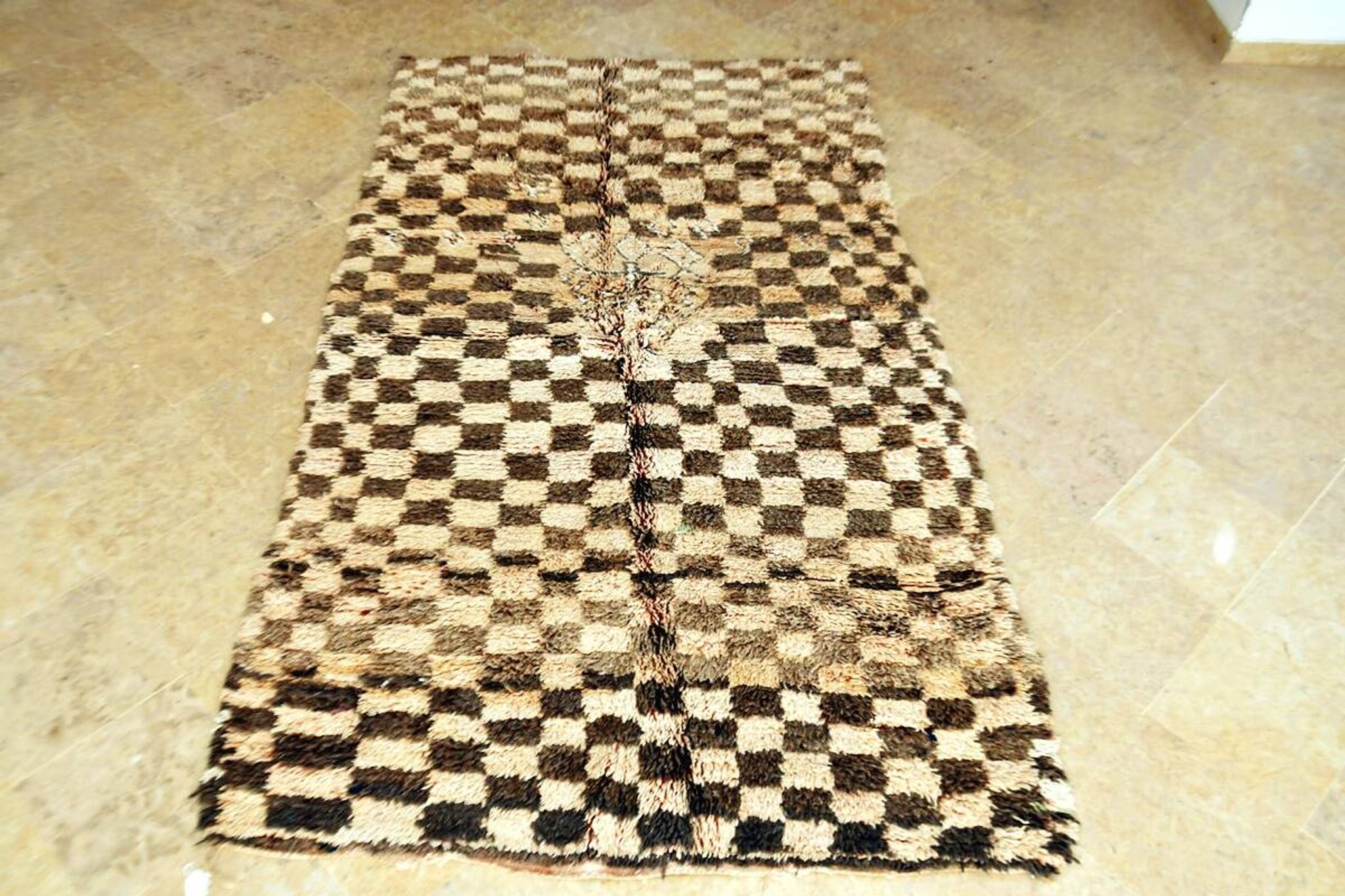 Vintage Zemmour Berber rug