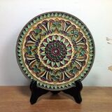 Decorative wall plate mosaic pattern