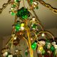Very large art nouveau chandelier Murano (1 meter)