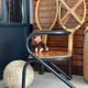 Chaise écolier enfant vintage de Jacques Hitier
