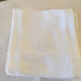 Lot de 7 serviettes en coton monogramme DN