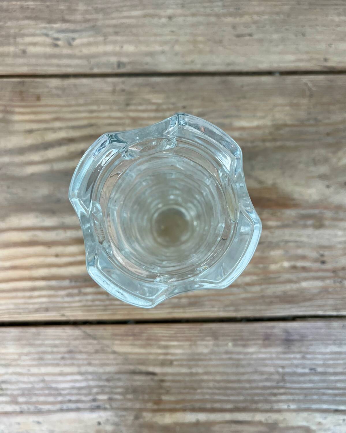 Vintage crystal vase