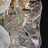 Ceiling light Catena with Murano glass by Kalmar, Austria, 1960.