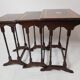 Inlaid trundle table 19th