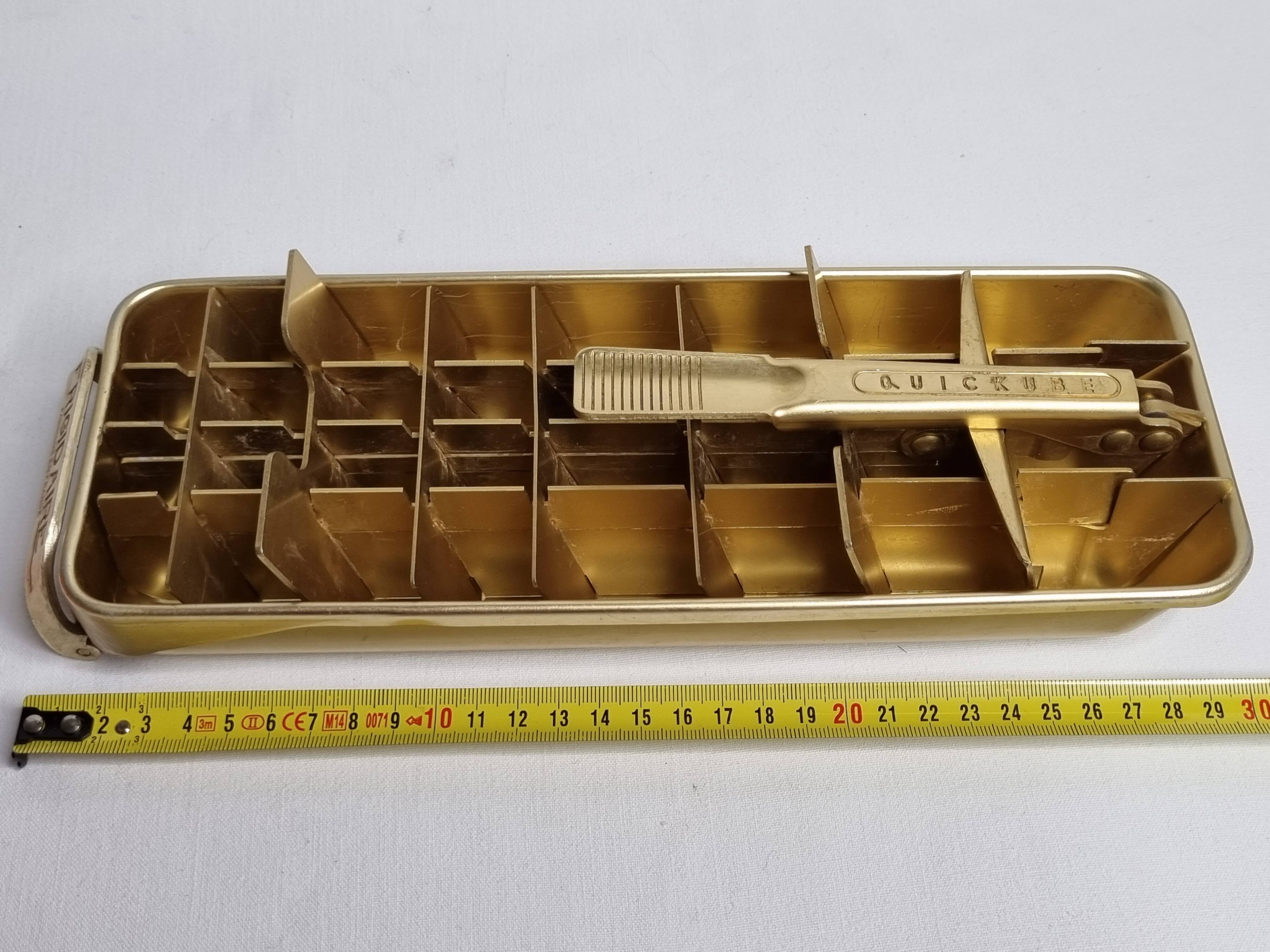 Frigidaire Quickcube Gold Metal Ice Cube Tray