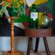 Plant harness in solid wood turned vintage