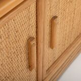 Bamboo cabinet sideboard