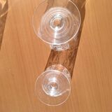Set of 12 engraved Bohemian Crystal Glasses