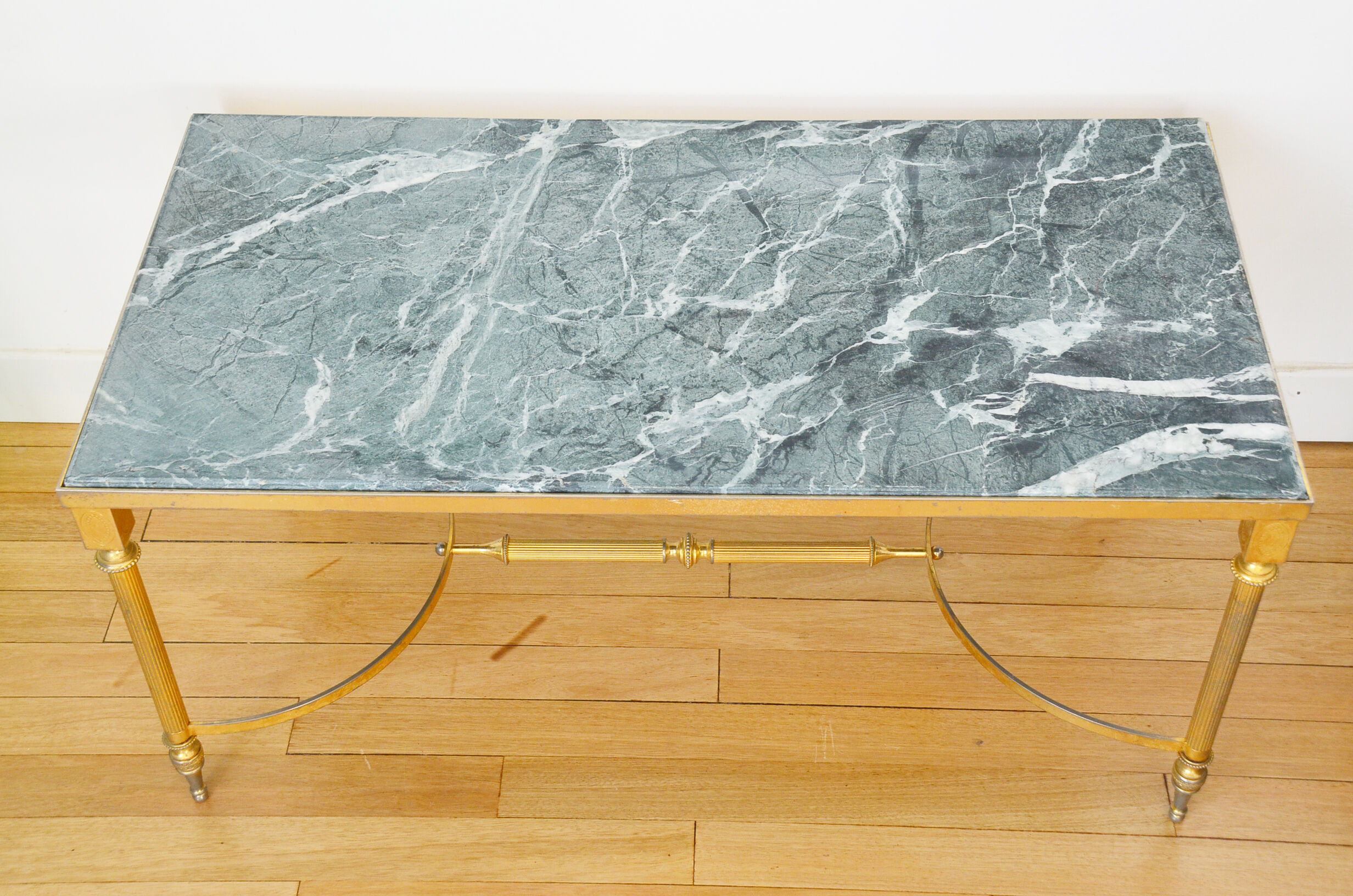 Table basse marbre années 60