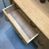 50s vintage oak chest of drawers