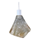 Amber glass pendant