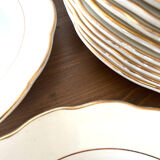 12 Gien vintage dessert plates