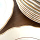 12 assiettes à dessert vintage Gien