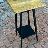 Renovated vintage selette in black