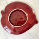 Ceramic sheet triflies burgundy 60s