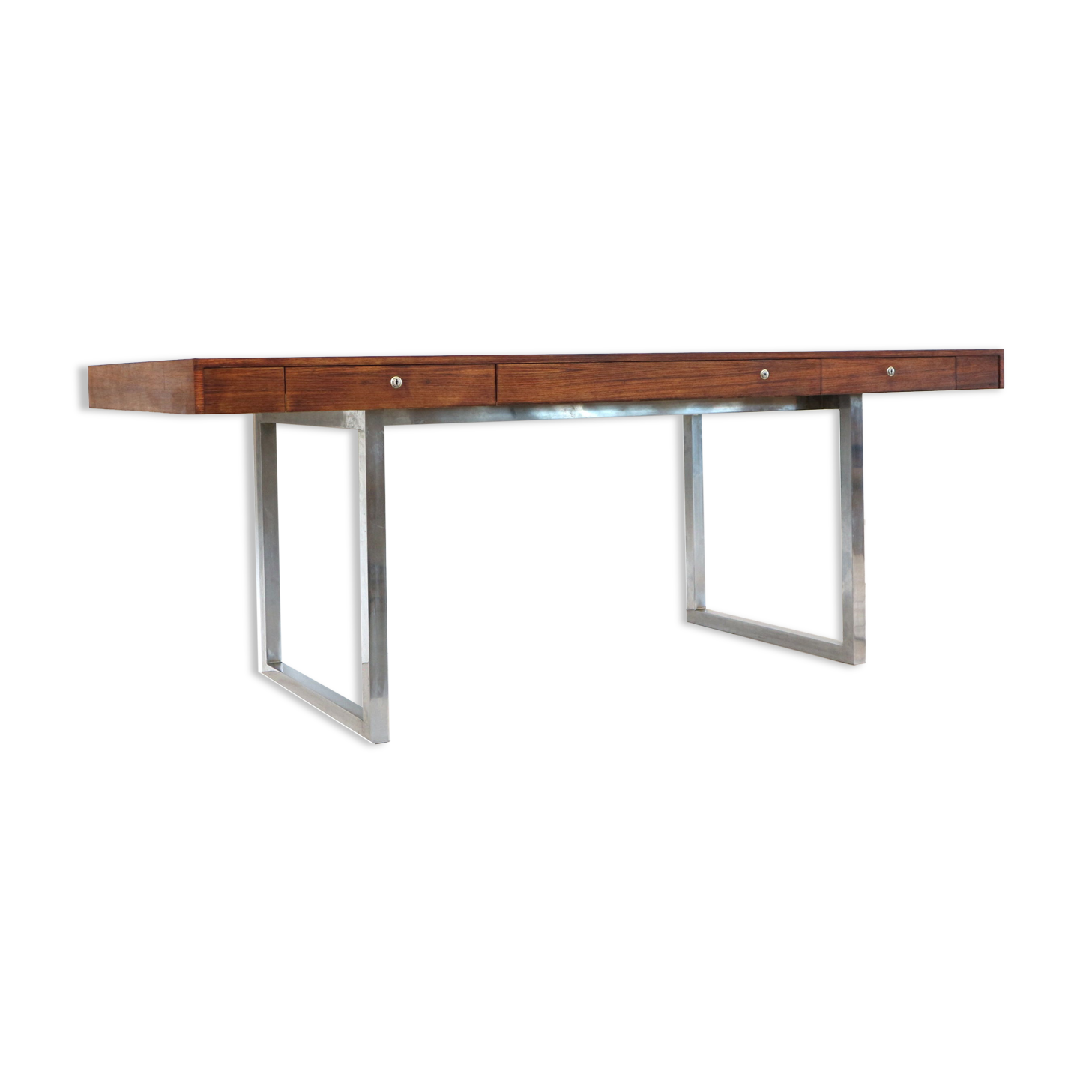 Desk with 2 drawers and flap made in the 1960s