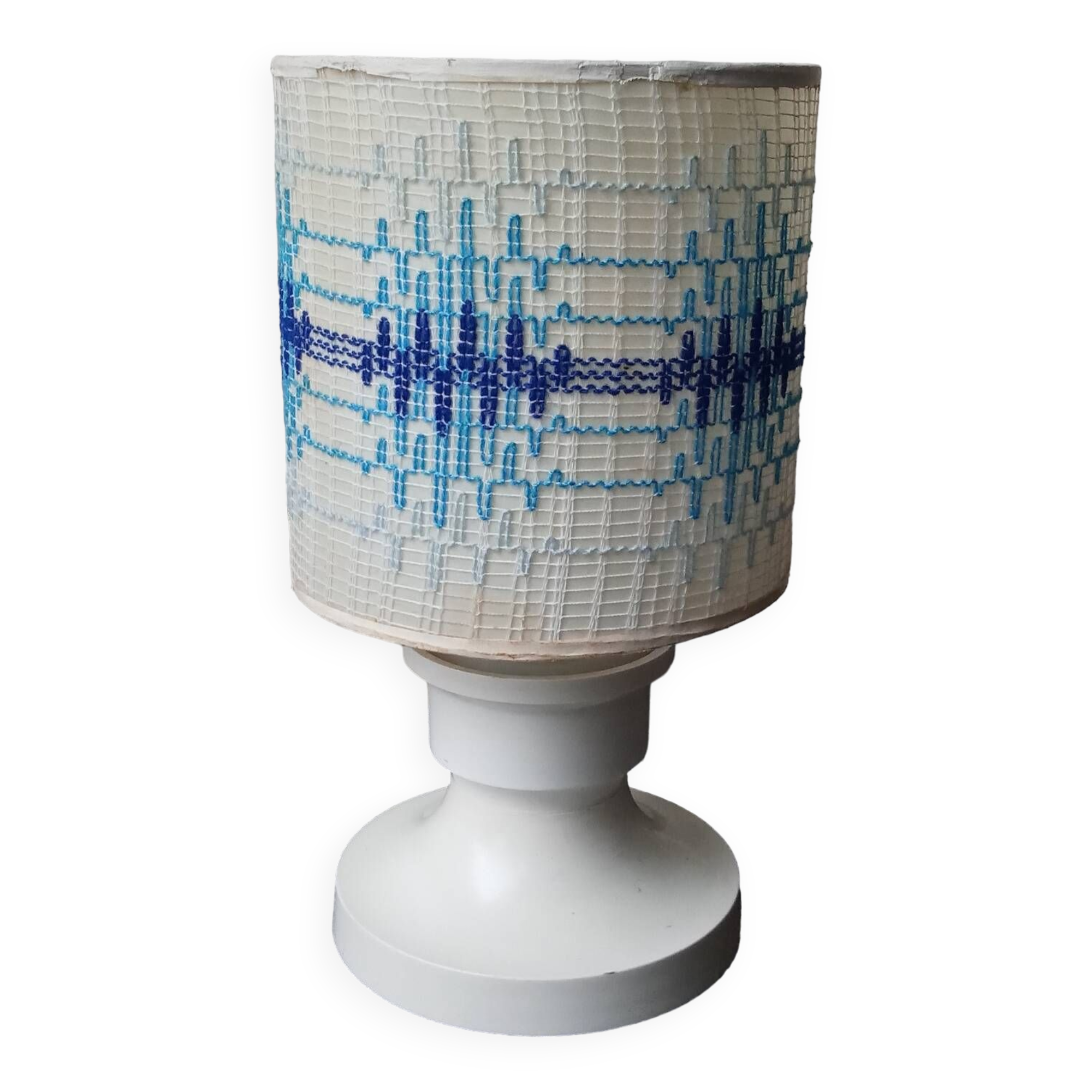 Vintage plastic bedside lamp