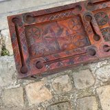 Set of Moroccan cedar wood chests