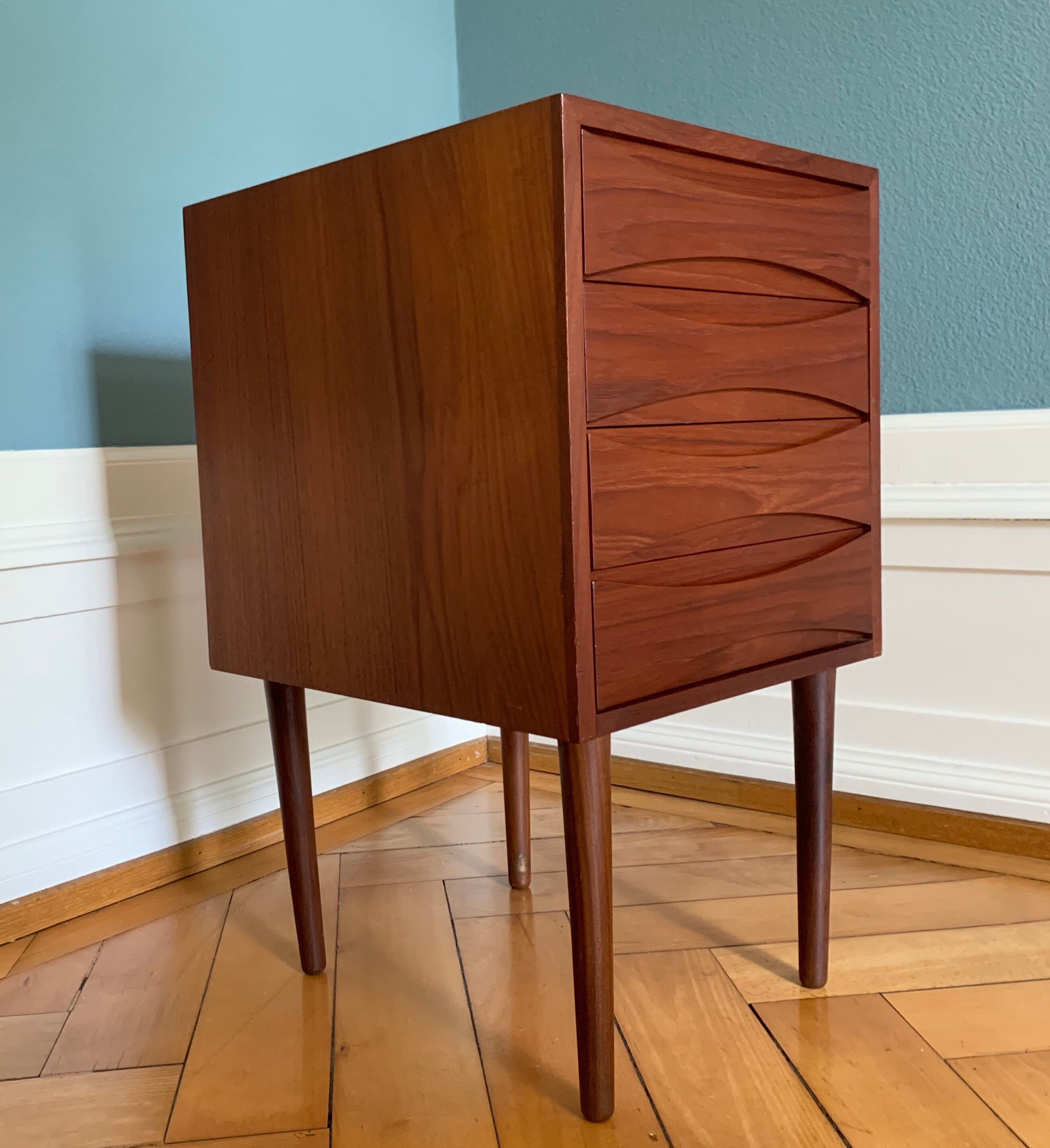Danish MidCentury Teak Chest of Drawers by Arne Vodder