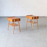 Set of 2 bedside tables by AB Carlström & co, Sweden, 1950s