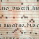 Antiphonal page 17th century
