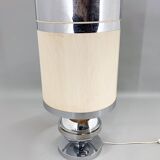 Large Mid-century Italian Chrome Table Lamp, 1970s