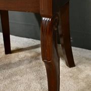 Set of 4 Gondola Chairs in Mahogany, Restoration period – Part 1, 19th century