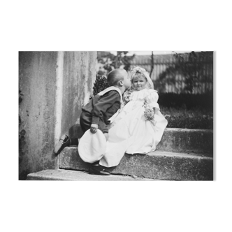 Ilford 310g black and white baryta paper silver photo CHILD 1900 40x60cm Reprint