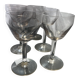 6 crystal glasses