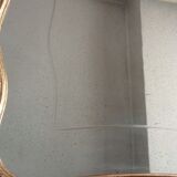 Old gilded wooden mirror