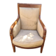 Empire style armchair in mahogany